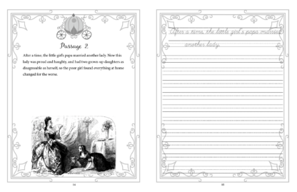 Cinderella, or the Little Glass Slipper - Cursive Copywork Book - Cursive Handwriting Practice for Teens - Digital Download - Image 2